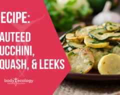 Recipe for Sauteed Zucchini, Squash, and Leek